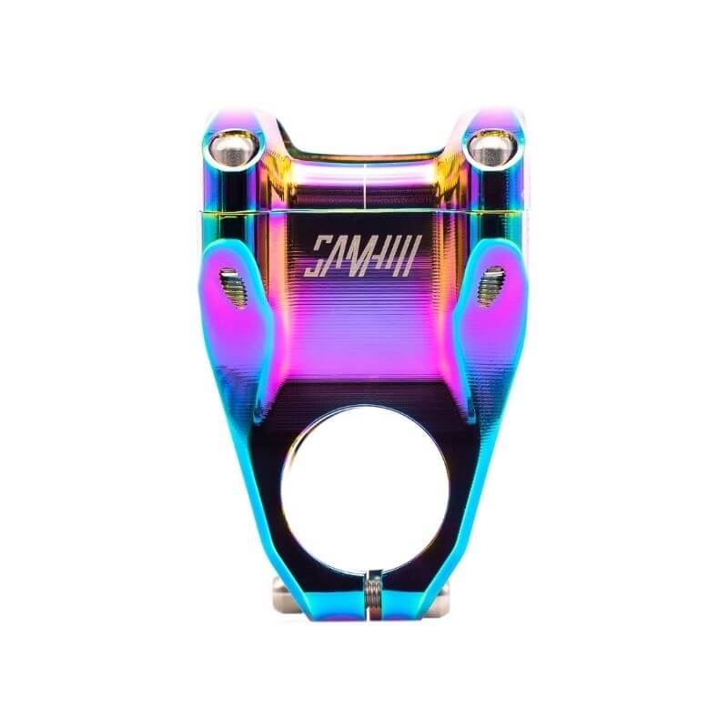 images Krmilna opora NUKEPROOF Sam Hill Horizon 31.8mm Rainbow Oilslick