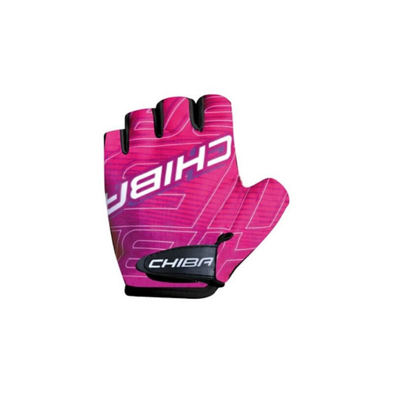 Otroške kolesarske rokavice CHIBA Kids Magenta