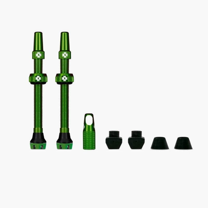Set tubeless ventilov MUC-OFF V2 44mm - green