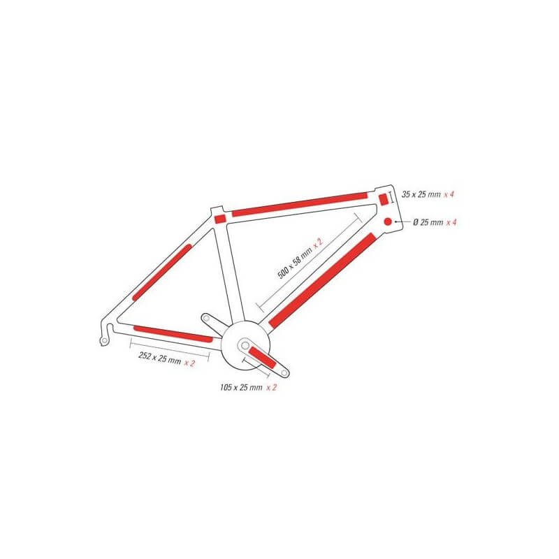 images Zaščitne nalepke okvirja ZEFAL Skin Armor L