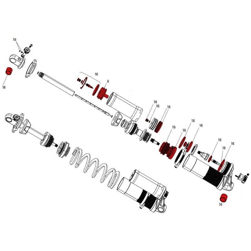 Servisni set ROCKSHOX KAGE COIL Vivid B1_1