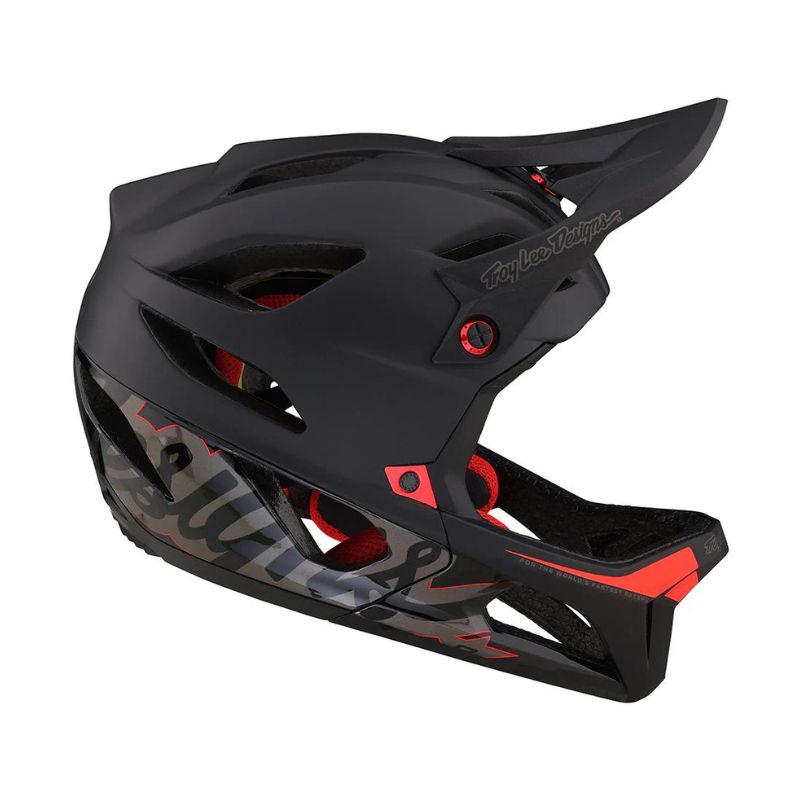 Full-face kolesarska čelada TROY LEE DESIGNS STAGE SIGNATURE BLACK
