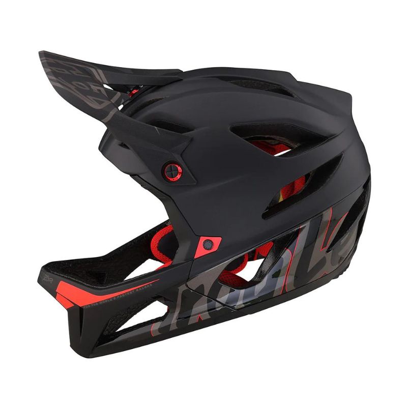 Full-face kolesarska čelada TROY LEE DESIGNS STAGE SIGNATURE BLACK