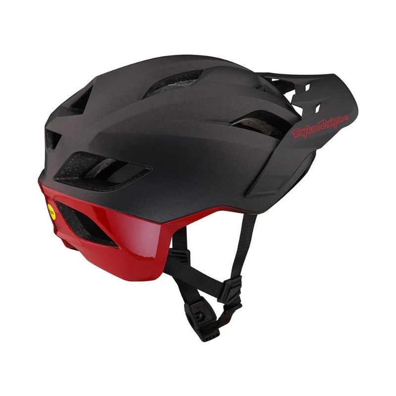 Kolesarska čelada TROY LEE DESIGNS FLOWLINE SE MIPS RADIAN CHARCOAL/RED