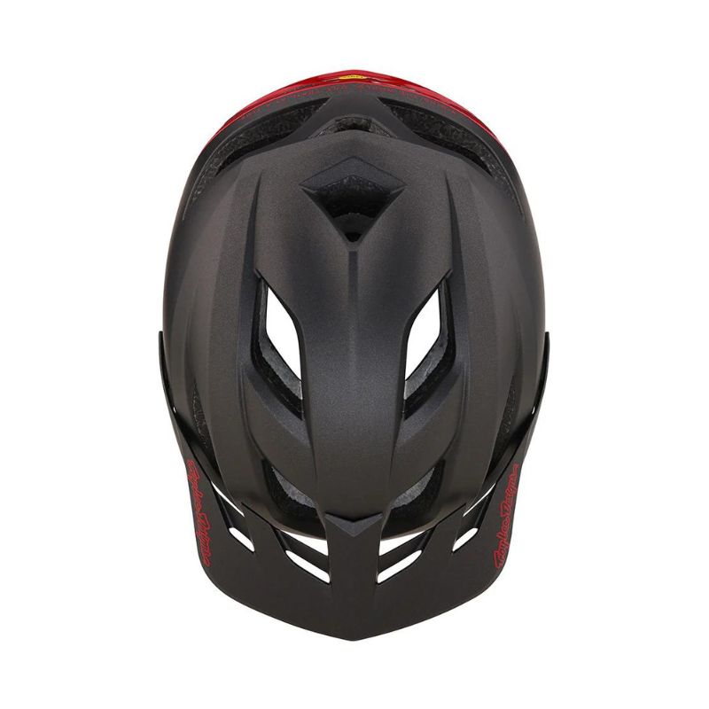 Kolesarska čelada TROY LEE DESIGNS FLOWLINE SE MIPS RADIAN CHARCOAL/RED