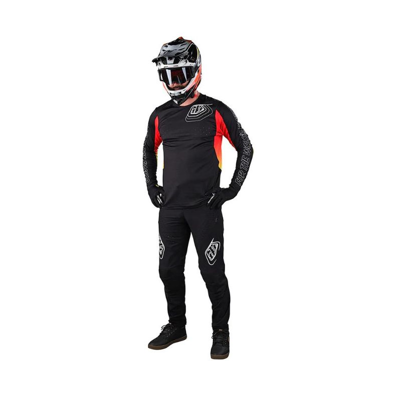 Kolesarske hlače TROY LEE DESIGNS PANT PANT MONO CHARCOAL