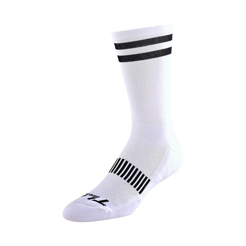 Kolesarske nogavice TROY LEE DESIGNS PERFORMANCE SPEED WHITE