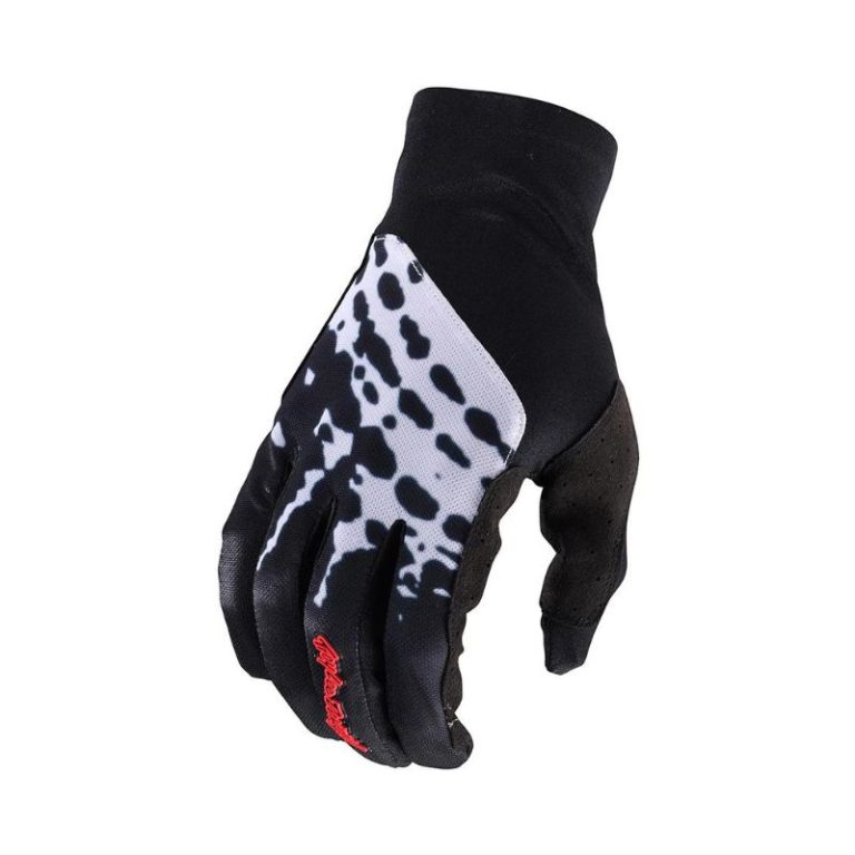 Kolesarske rokavice TROY LEE DESIGNS FLOWLINE BIG SPIN BLACK/WHITE