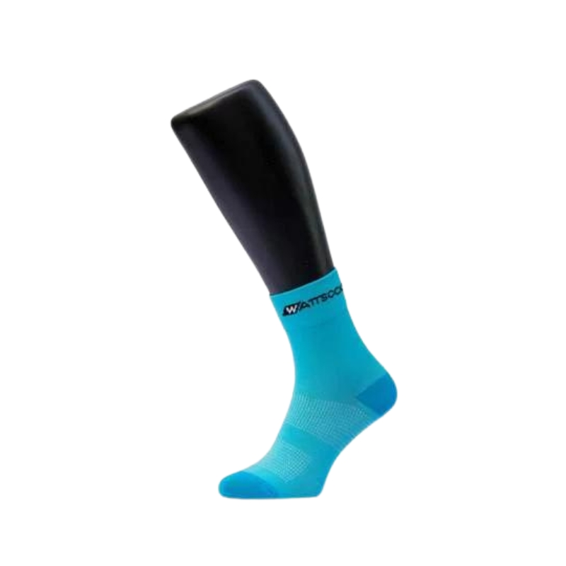 Kolesarske nogavice WATTSOCKS CLASSIC Aqua Blue