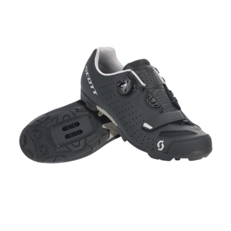 Kolesarski čevlji SCOTT Comp MTB BOA Black White