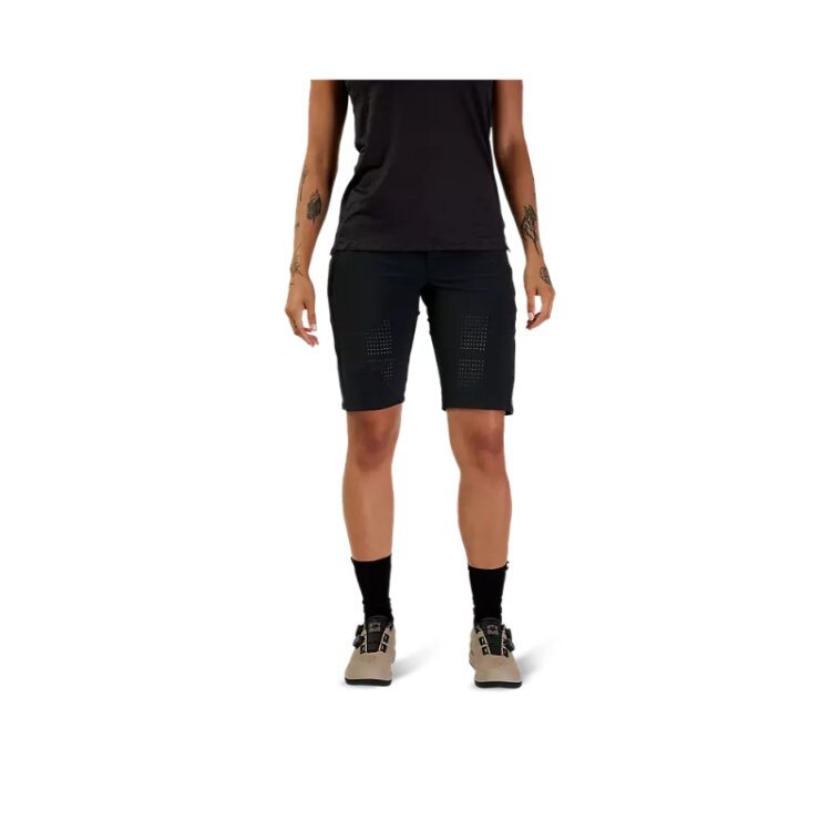 Ženske kolesarske hlače FOX Flexair Short Black