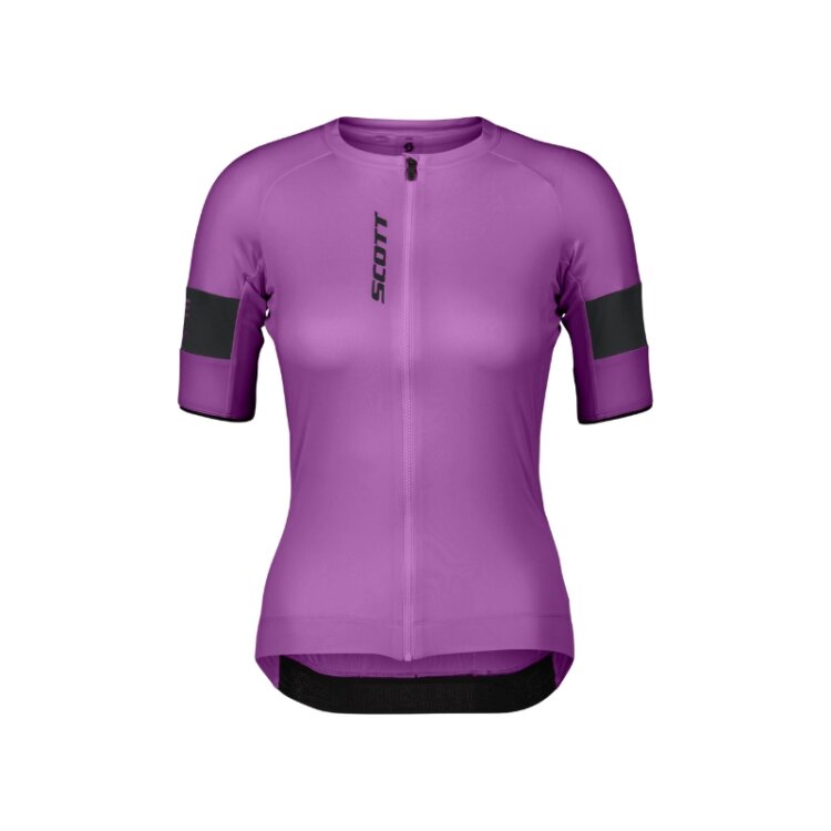 Ženska kolesarska majica SCOTT Endurance Pro KR Liquid Purple Black