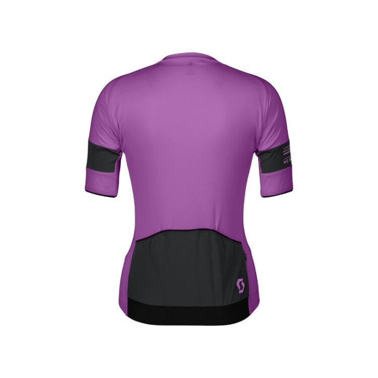 Ženska kolesarska majica SCOTT Endurance Pro KR Liquid Purple Black