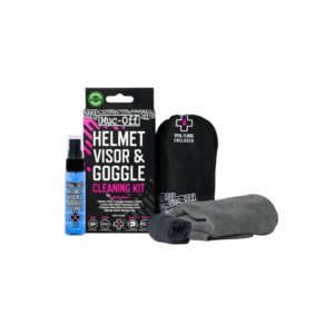 Set za čiščenje čelade, vizirja in očal MUC-OFF Helmet, Visor and Goggle Cleaning Kit V2