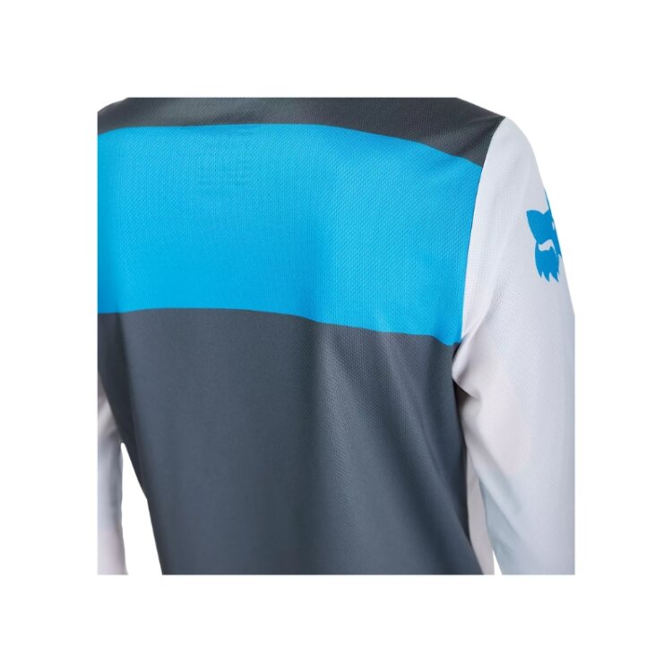 Otroški kolesarski dres FOX Ranger LS Digi Image White