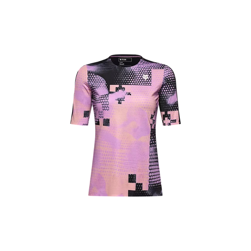 Ženski kolesarski dres FOX Flexair Ascent SS Pulse Dusty Rose