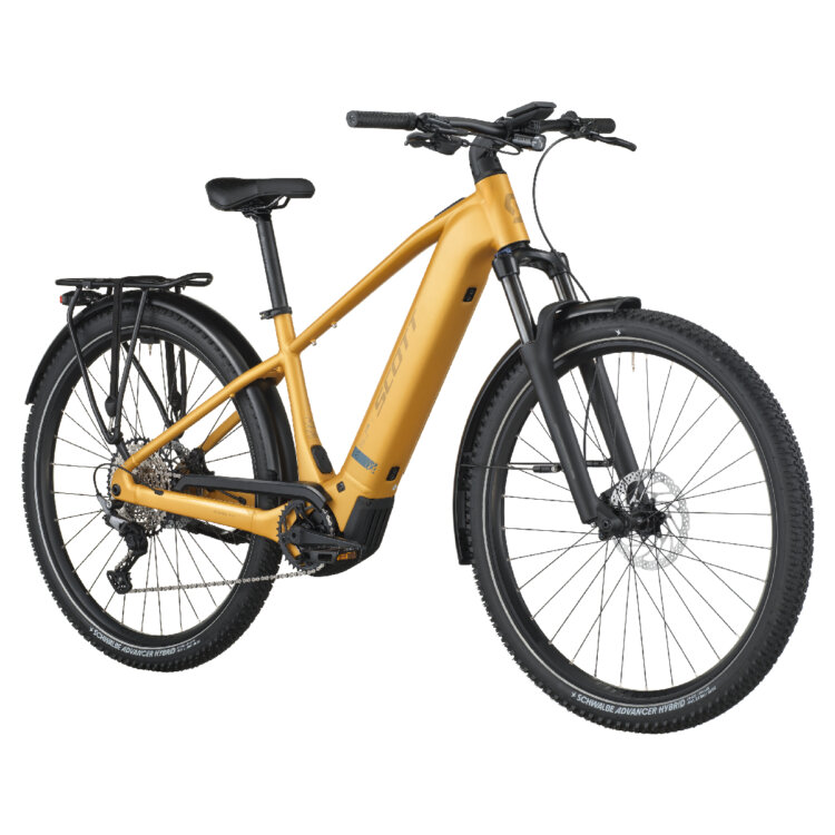 Električno treking kolo SCOTT AXIS eRIDE 20 zlata 2026