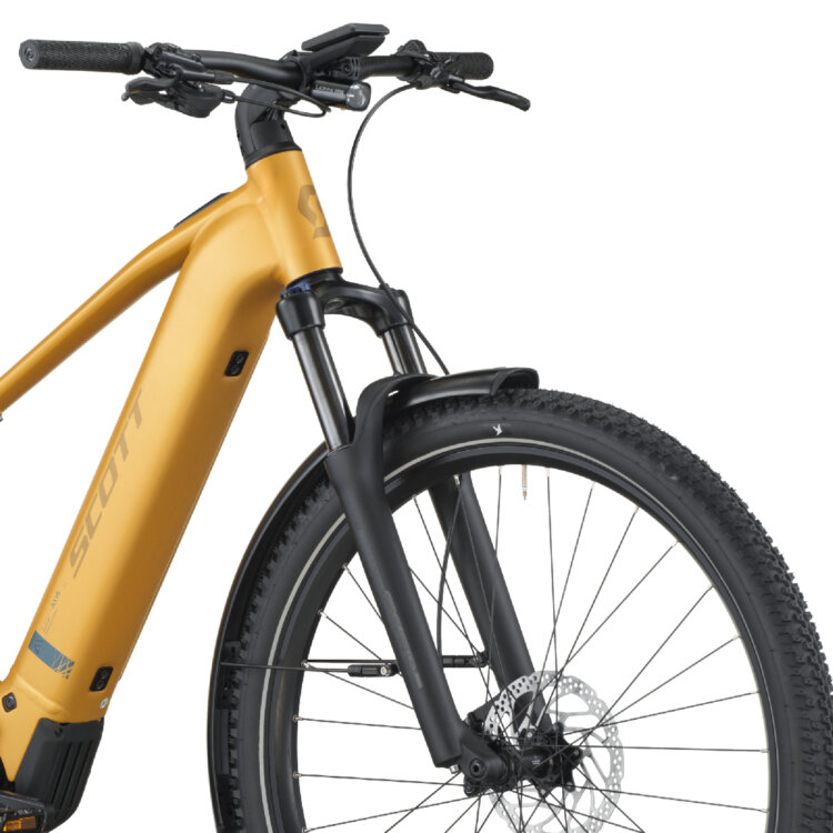 Električno treking kolo SCOTT AXIS eRIDE 20 zlata 2026
