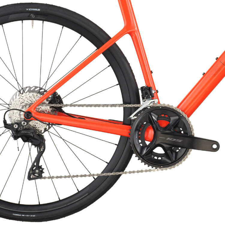 Cestno kolo SCOTT ADDICT 50 oranžna 2026