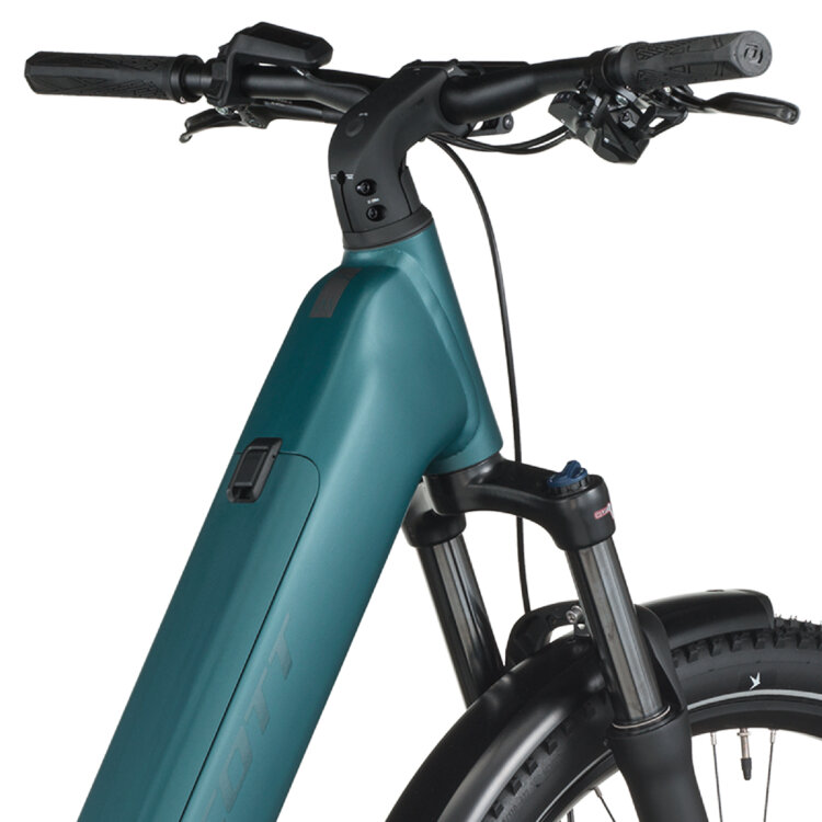 Električno treking kolo SCOTT AXIS eRIDE 30 Wave zelena 2026