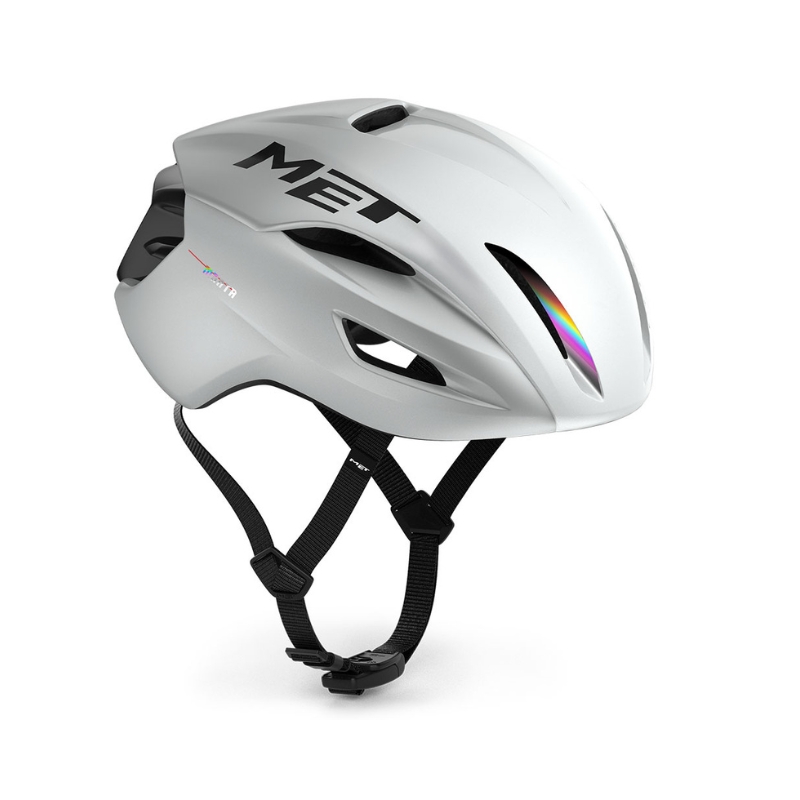 Cestna kolesarska čelada MET Manta MIPS White Holographic