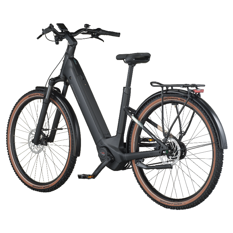 Električno treking kolo BERGAMONT E-Horizon SUV 20 Belt Wave black 26