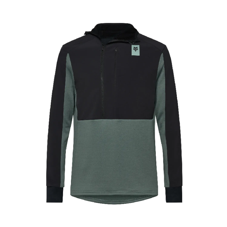 Termo pulover FOX Defend Thermal Hoodie sage Termo pulover FOX Defend Thermal Hoodie sage