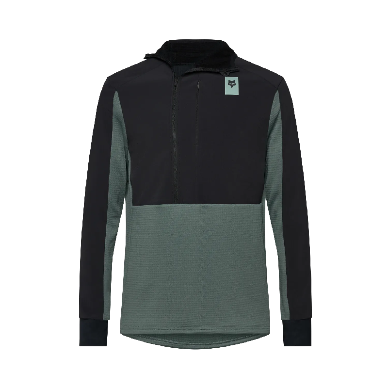 Termo pulover FOX Defend Thermal Hoodie sage