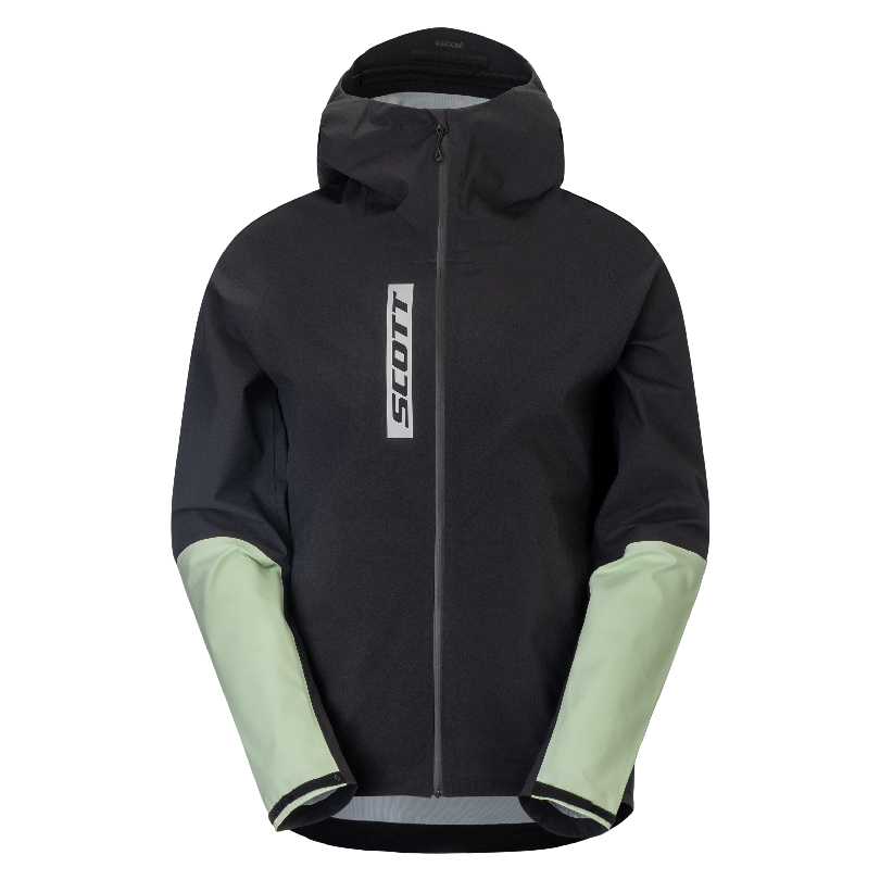 Kolesarska jakna SCOTT Vertic Pro 3L WP black/green