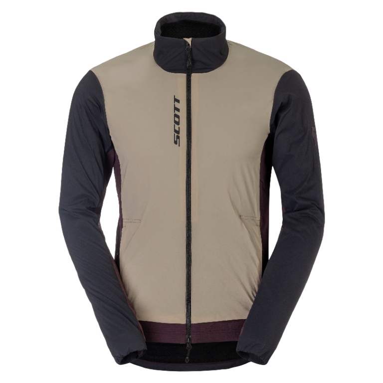 Kolesarska termo jakna SCOTT Vertic Pro Alpha beige/black Kolesarska termo jakna SCOTT Vertic Pro Alpha beige/black