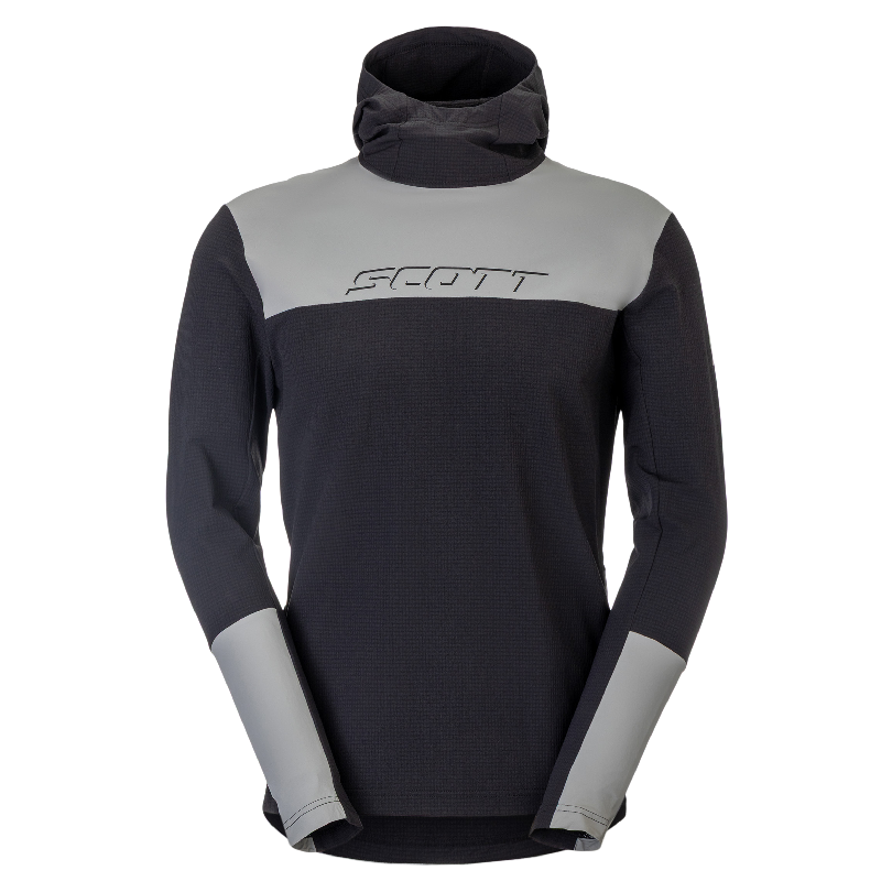 Kolesarski termo pulover SCOTT Vertic Pro Warm black/blue
