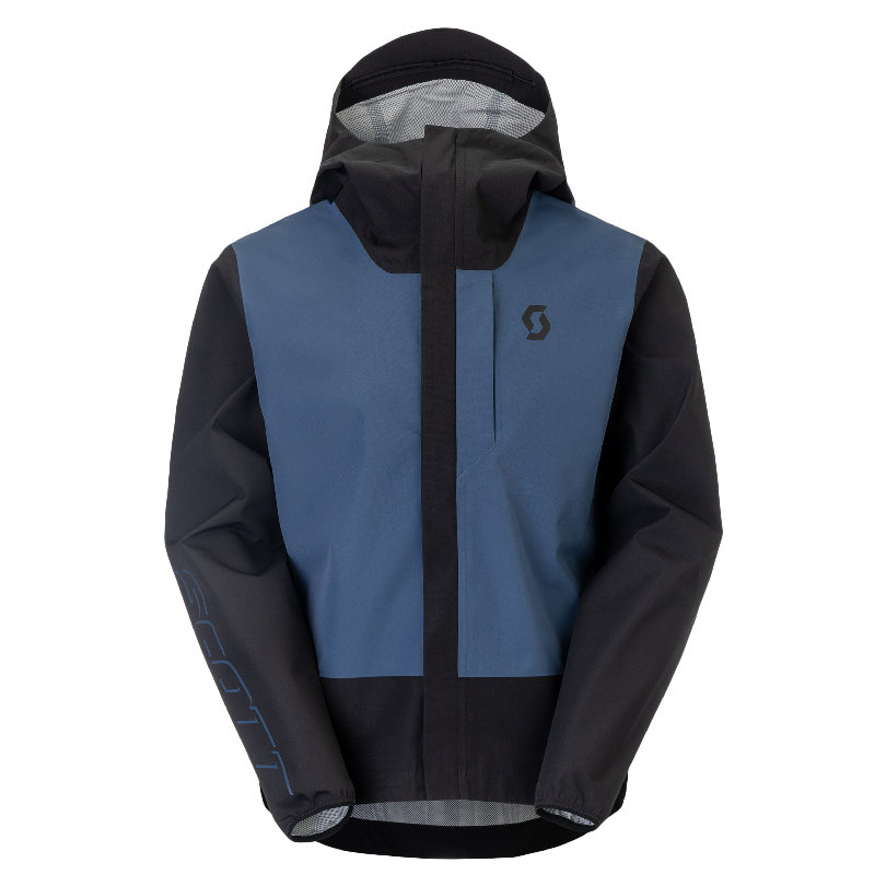 Kolesarska jakna SCOTT Vertic 2.5L WP black/blue