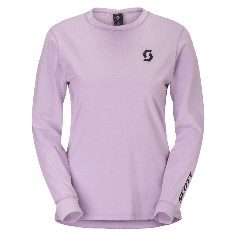 Kolesarska majica SCOTT Vertic Pro Mid LS purple ženska Kolesarska majica SCOTT Vertic Pro Mid LS purple ženska