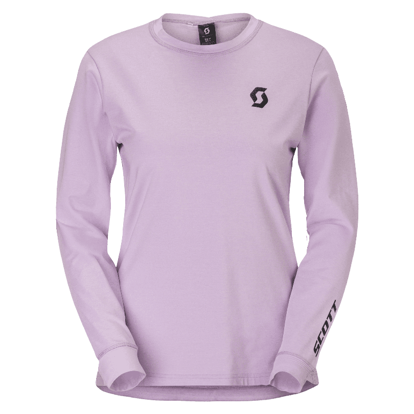 Kolesarska majica SCOTT Vertic Pro Mid LS purple ženska