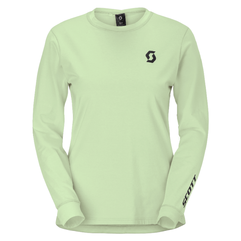 Kolesarska majica SCOTT Vertic Pro Mid LS green ženska Kolesarska majica SCOTT Vertic Pro Mid LS green ženska