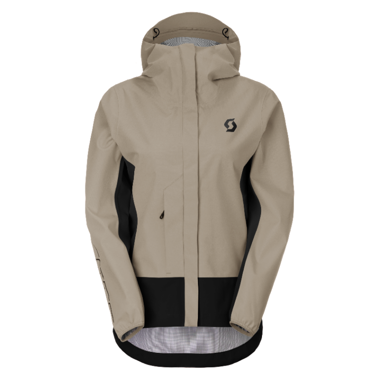 Kolesarska jakna SCOTT Vertic 2.5L WP beige/black ženska Kolesarska jakna SCOTT Vertic 2.5L WP beige/black ženska