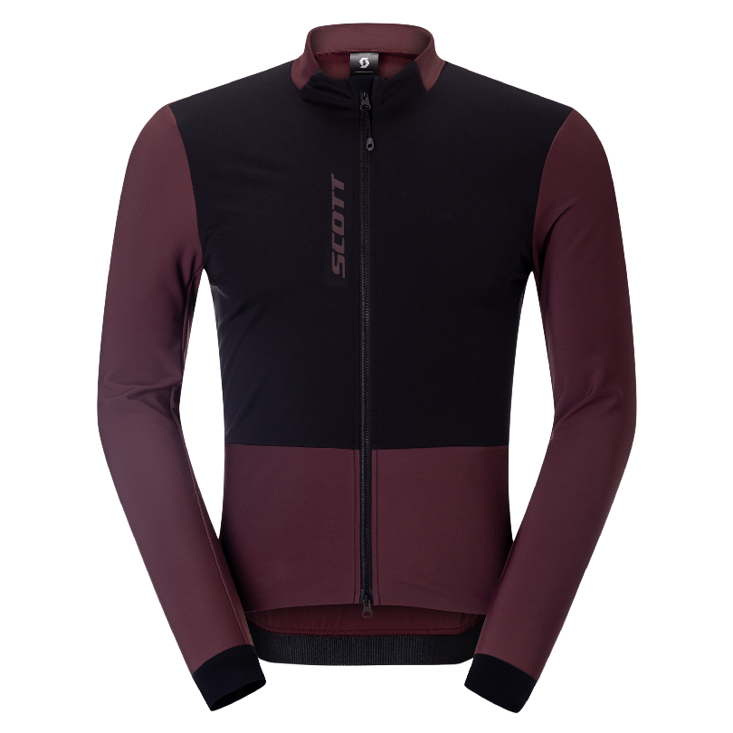 Kolesarski termo dres SCOTT Pro Warm WB LS red/black