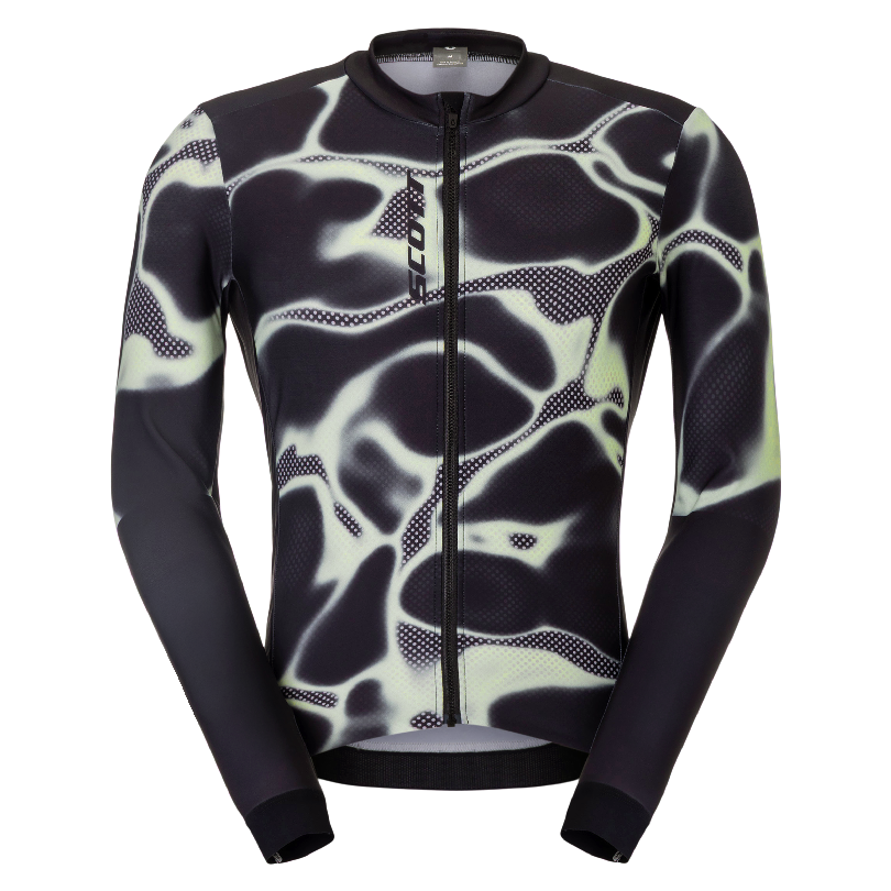 Kolesarski dres SCOTT Pro Mid LS green/black