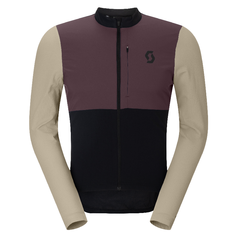 Kolesarski termo dres SCOTT Endurance Warm LS black/red