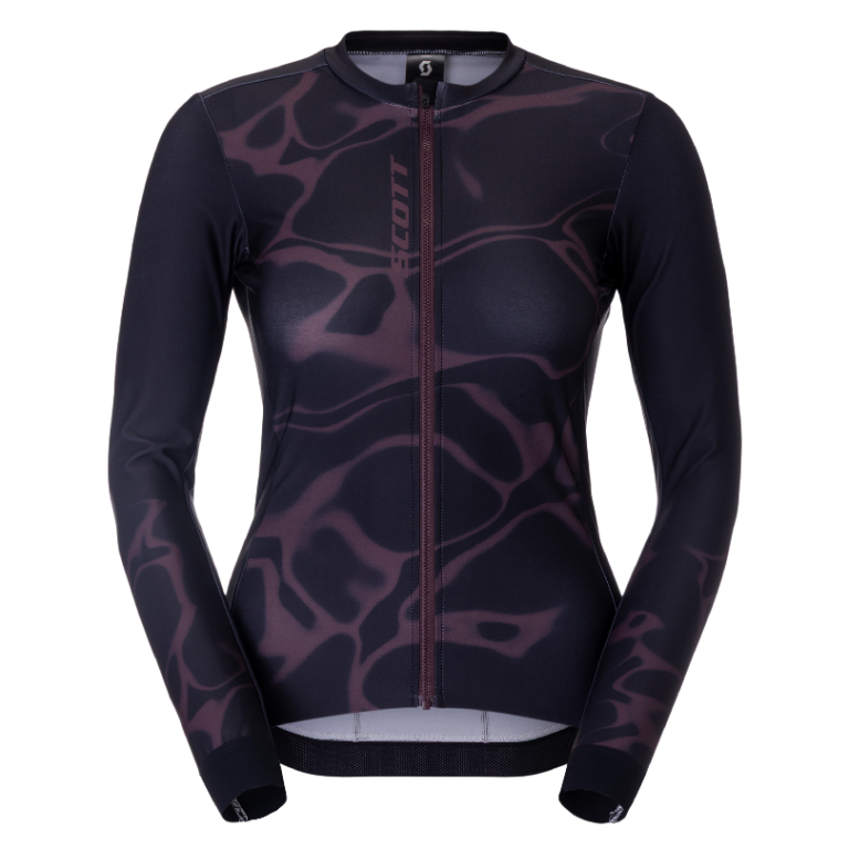 Kolesarski dres SCOTT Pro Mid LS red/black ženski Kolesarski dres SCOTT Pro Mid LS red/black ženski