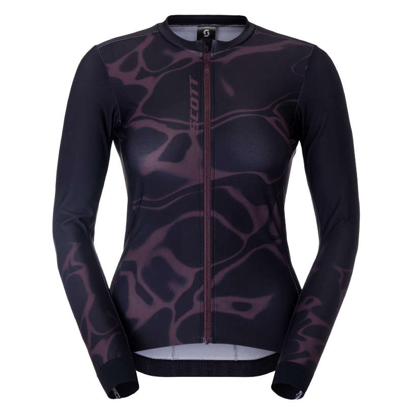 Kolesarski dres SCOTT Pro Mid LS red/black ženski