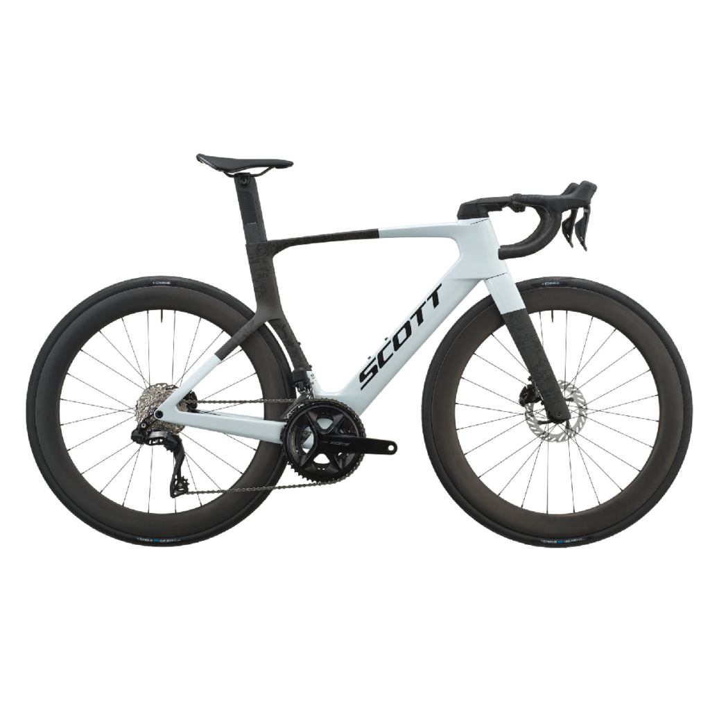 Cestno kolo SCOTT Foil RC 20 white/carbon black 2027
