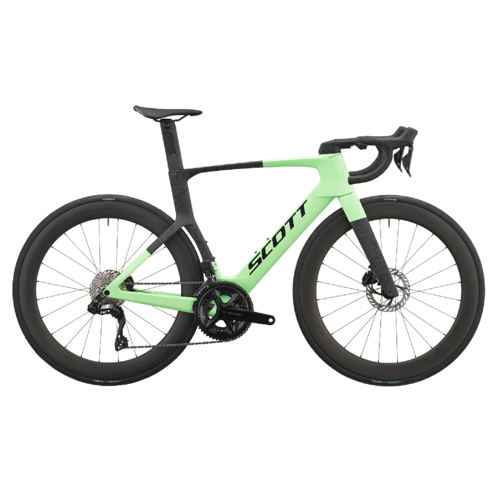 Cestno kolo SCOTT Foil RC 20 green/carbon black 2027