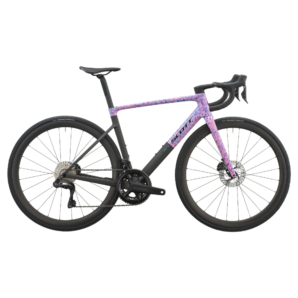 Cestno kolo SCOTT Addict RC 10 flourish blue/carbon black 2027