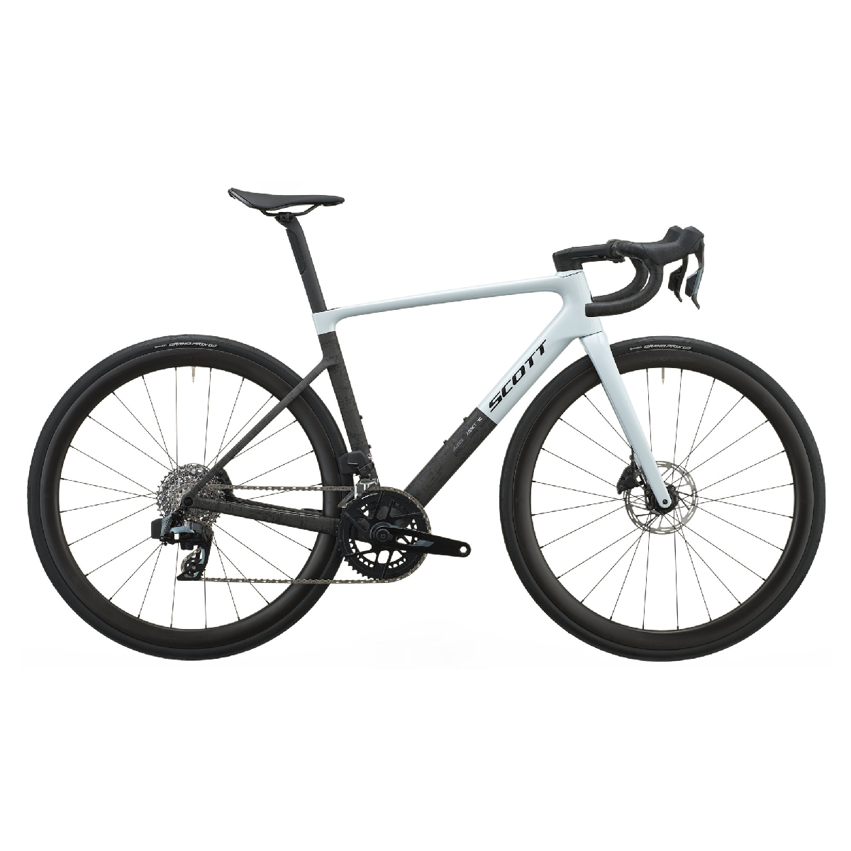 Cestno kolo SCOTT Addict RC 25 white/carbon black 2027