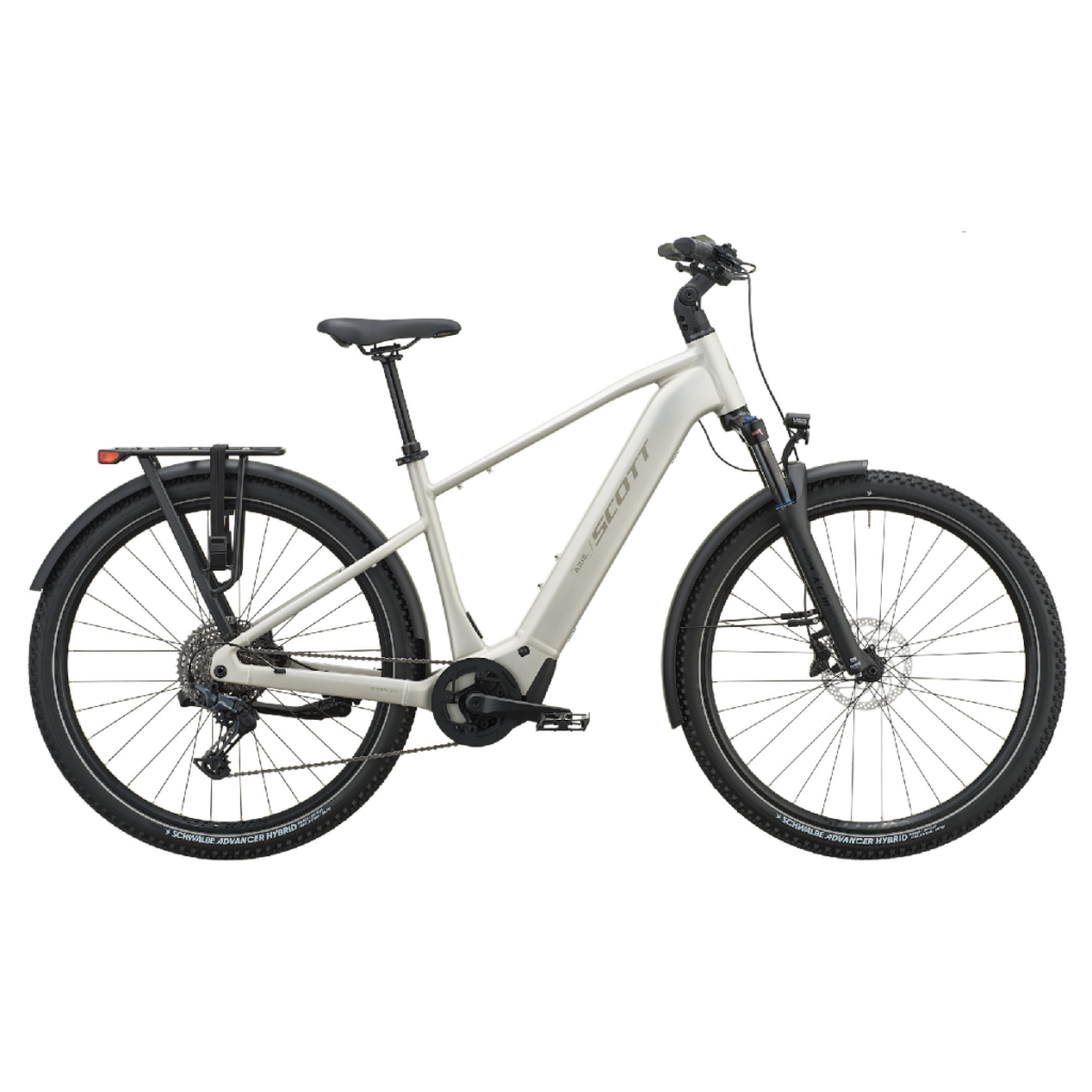 Električno treking kolo SCOTT Axis 10 ivory beige 2027