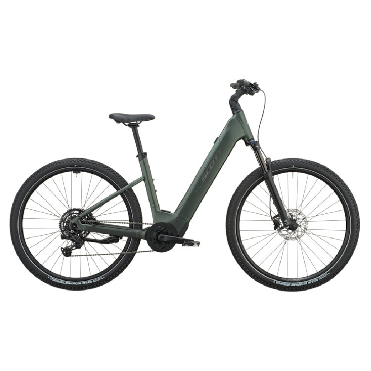 Električno treking kolo SCOTT Axis 40 Wave Kelp Green 2027