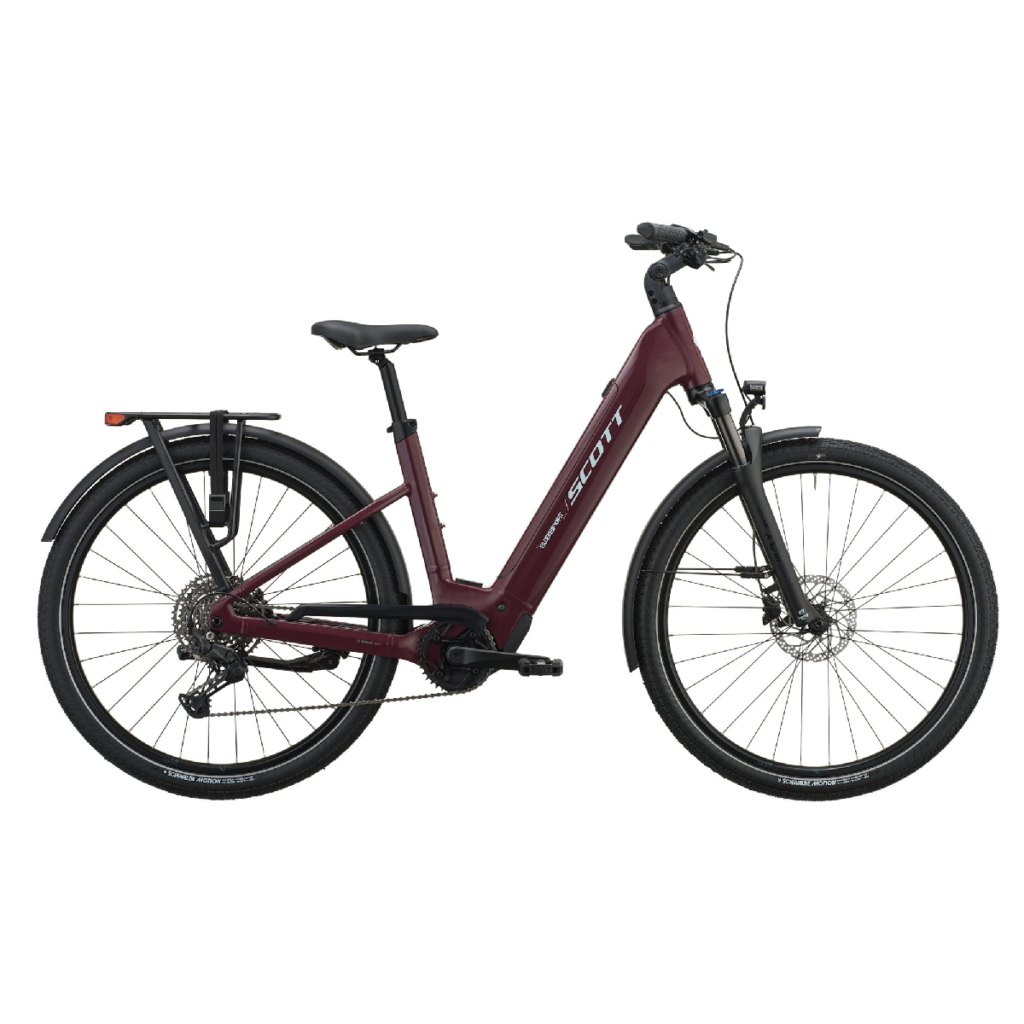 Električno treking kolo SCOTT Sub Sport 20 Wave aubergine purple 2027
