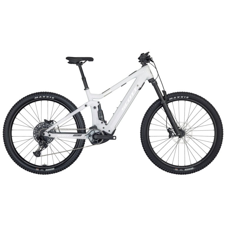 Električno gorsko kolo SCOTT Contessa Strike eRIDE 920 silver white žensko Električno gorsko kolo SCOTT Contessa Strike eRIDE 920 silver white žensko