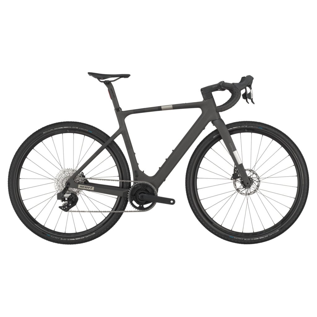 Električno gravel kolo SCOTT Solace Gravel 30 carbon black